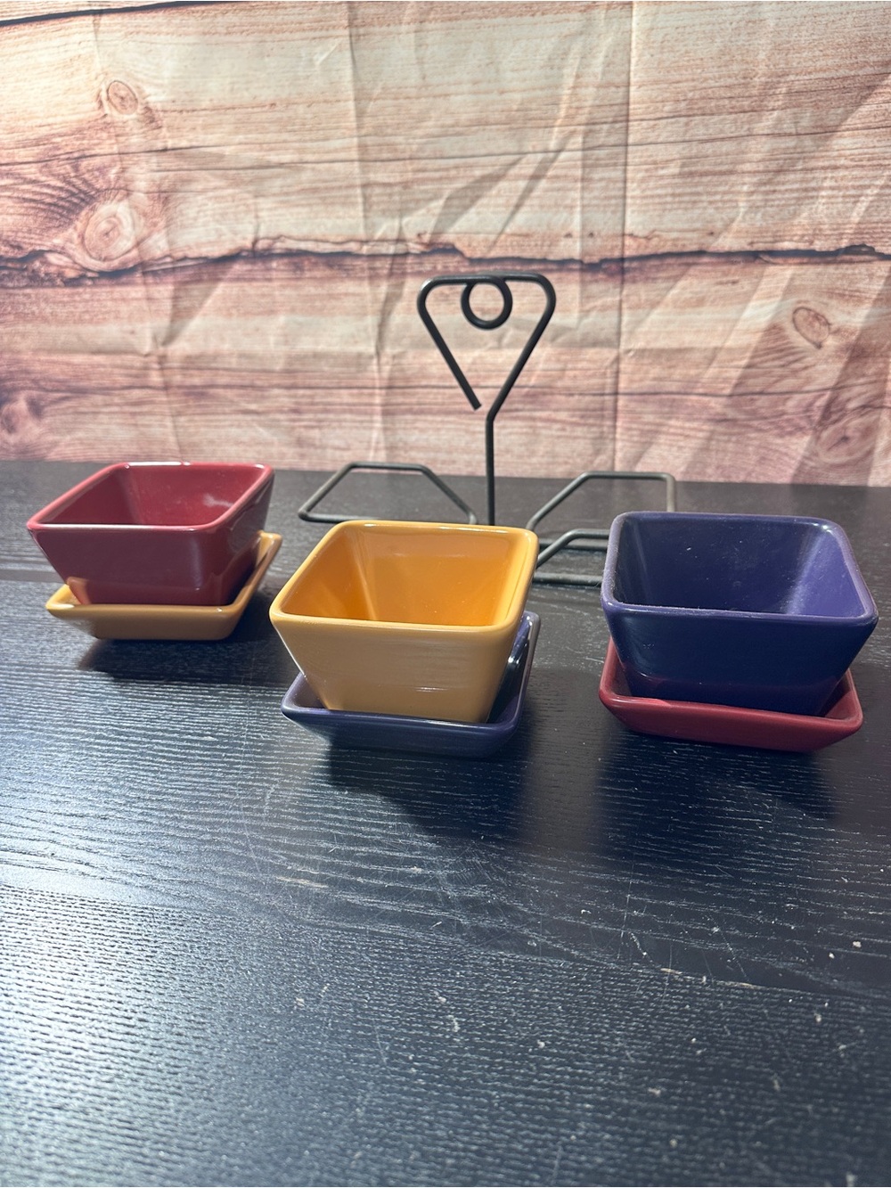 Pampered Chef Simple Additions entertaining snack serving condiment set